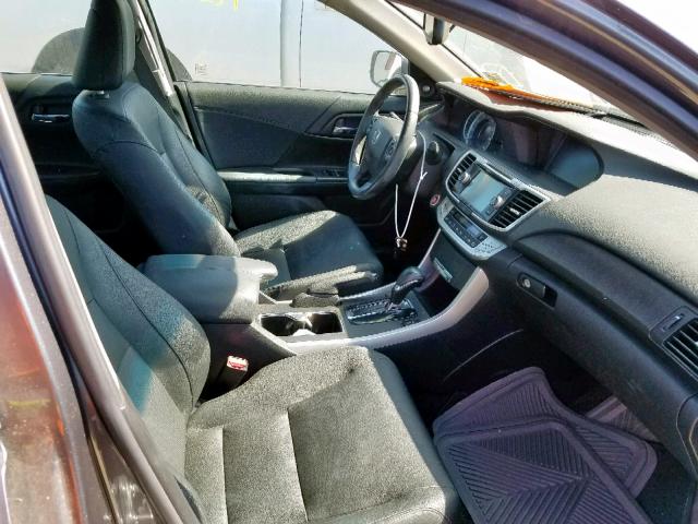 1HGCR2F86DA029077 - 2013 HONDA ACCORD EXL GRAY photo 5