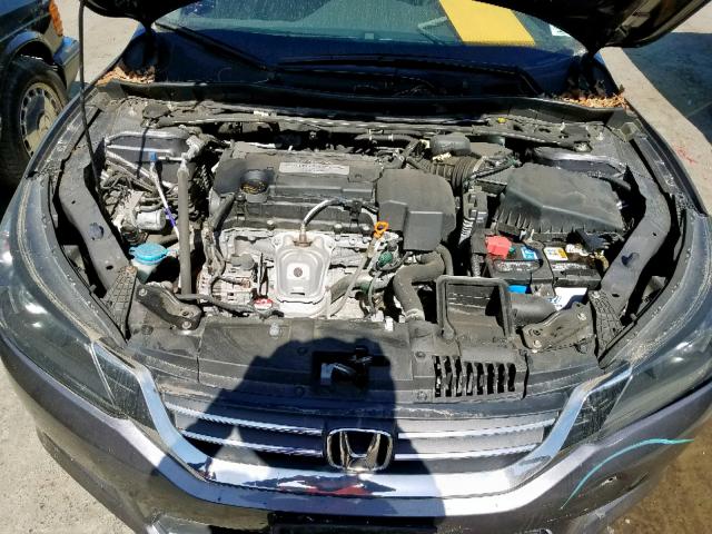 1HGCR2F86DA029077 - 2013 HONDA ACCORD EXL GRAY photo 7