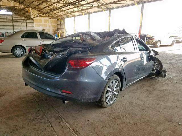 JM1GJ1U51F1203148 - 2015 MAZDA 6 SPORT GRAY photo 4