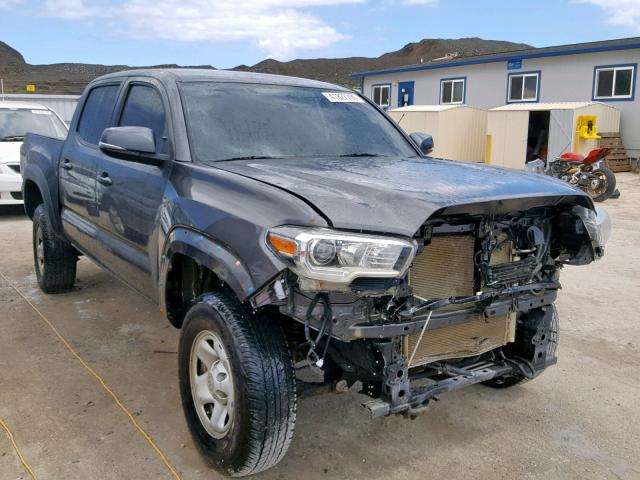 3TMCZ5AN4HM049852 - 2017 TOYOTA TACOMA DOU გრაფიტი ფოტო 1