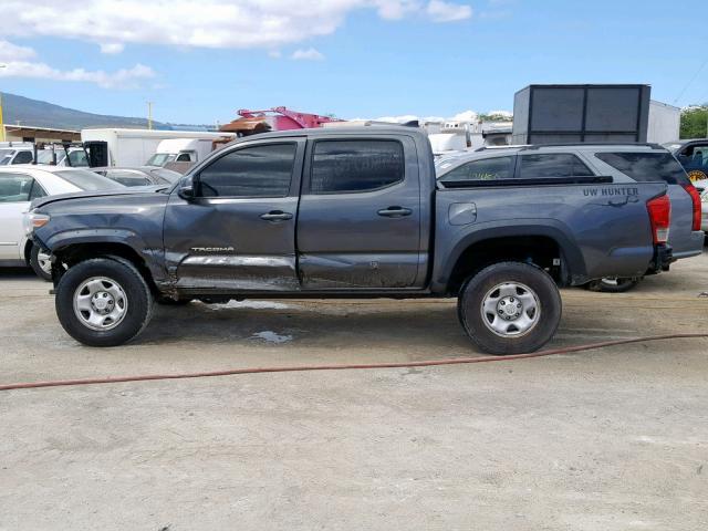 3TMCZ5AN4HM049852 - 2017 TOYOTA TACOMA DOU გრაფიტი ფოტო 9