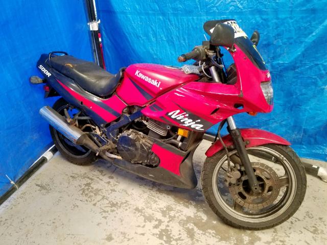 JKAEXVD112A070826 - 2002 KAWASAKI EX500 D RED photo 1