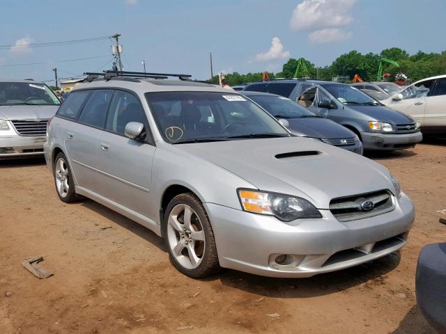 4S3BP676154321434 - 2005 SUBARU LEGACY GT SILVER photo 1