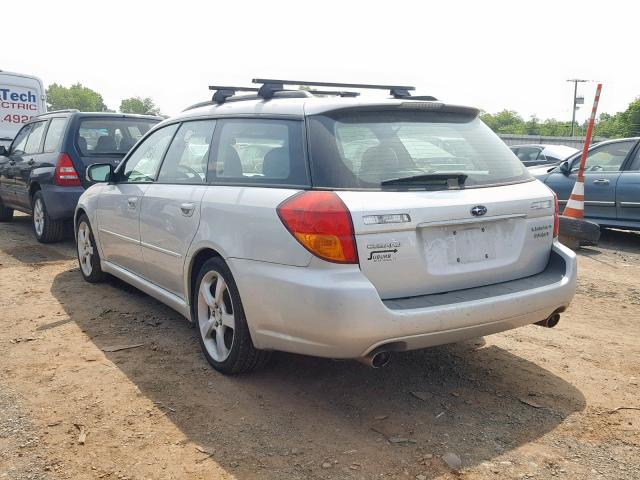 4S3BP676154321434 - 2005 SUBARU LEGACY GT SILVER photo 3