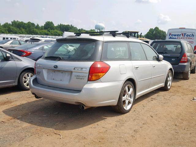 4S3BP676154321434 - 2005 SUBARU LEGACY GT SILVER photo 4