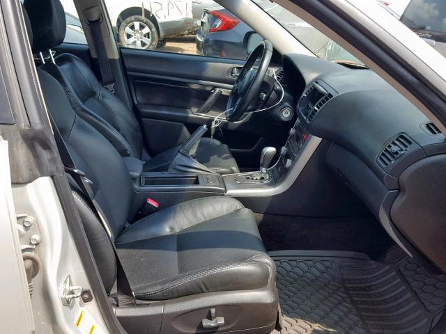 4S3BP676154321434 - 2005 SUBARU LEGACY GT SILVER photo 5