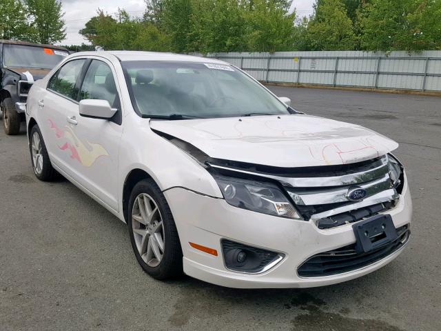 3FAHP0JA2CR106174 - 2012 FORD FUSION SEL WHITE photo 1