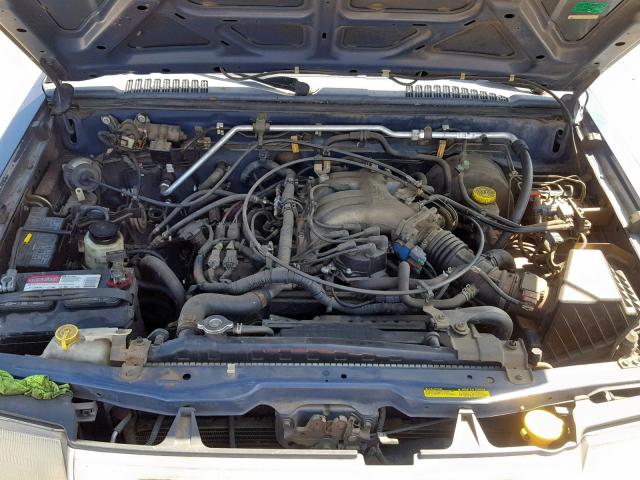 5N1ED28YXYC606623 - 2000 NISSAN XTERRA XE BLUE photo 7