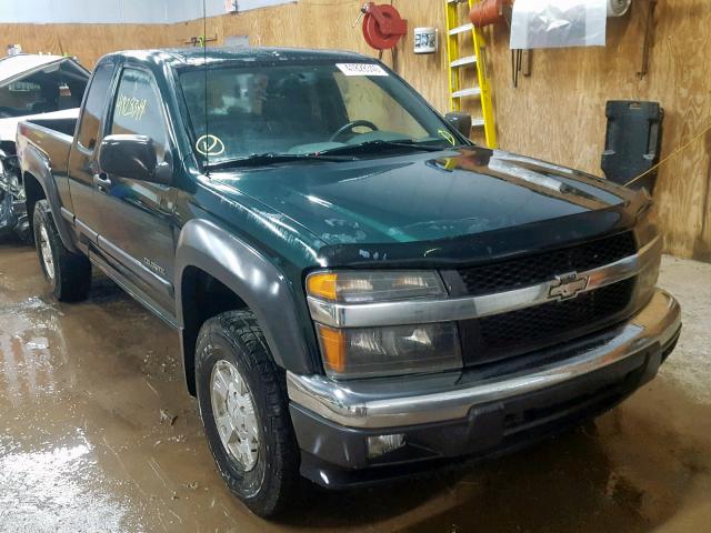 1GCDT196358194599 - 2005 CHEVROLET COLORADO GREEN photo 1