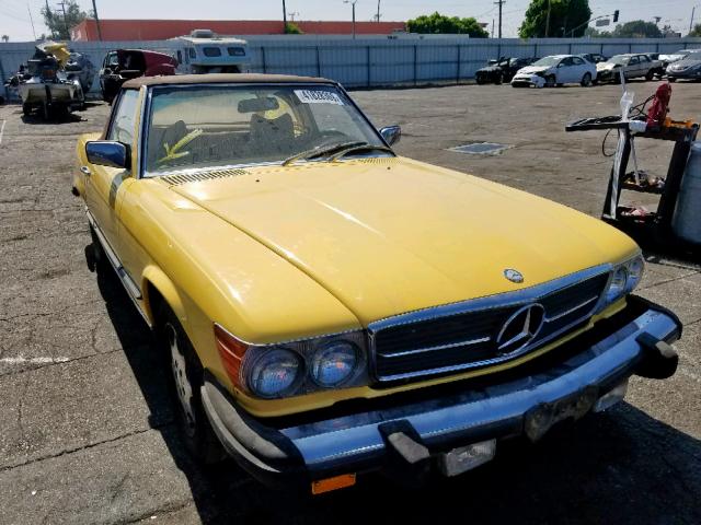 00010704412043509 - 1978 MERCEDES-BENZ SL450 YELLOW photo 1