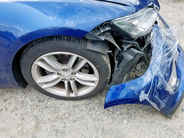 5YJSA1E26FF106811 - 2015 TESLA MODEL S أزرق صورة 9