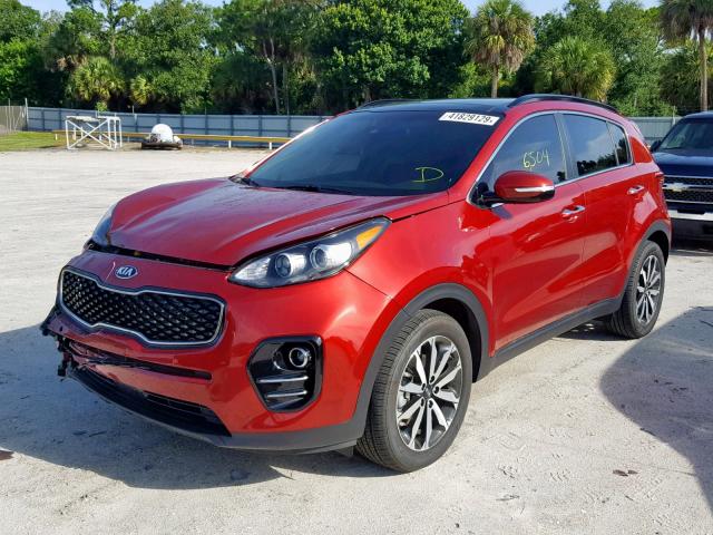 KNDPN3AC7K7563230 - 2019 KIA SPORTAGE E RED photo 2