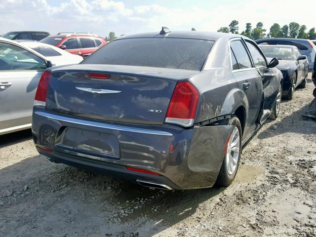 2C3CCAAG8FH930050 - 2015 CHRYSLER 300 LIMITE GRAY photo 4