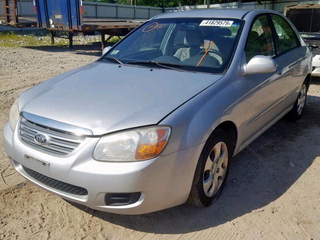 KNAFE122775380349 - 2007 KIA SPECTRA EX GRAY photo 2