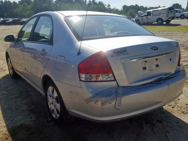 KNAFE122775380349 - 2007 KIA SPECTRA EX GRAY photo 3