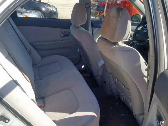 KNAFE122775380349 - 2007 KIA SPECTRA EX GRAY photo 6