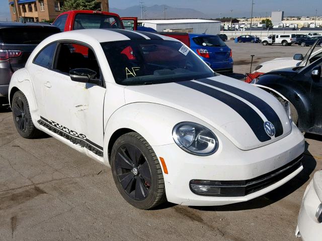 3VWVA7AT8CM654778 - 2012 VOLKSWAGEN BEETLE TUR WHITE photo 1