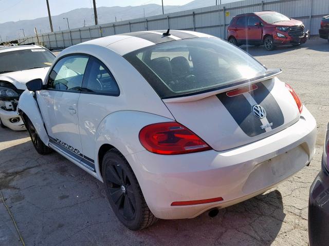 3VWVA7AT8CM654778 - 2012 VOLKSWAGEN BEETLE TUR WHITE photo 3