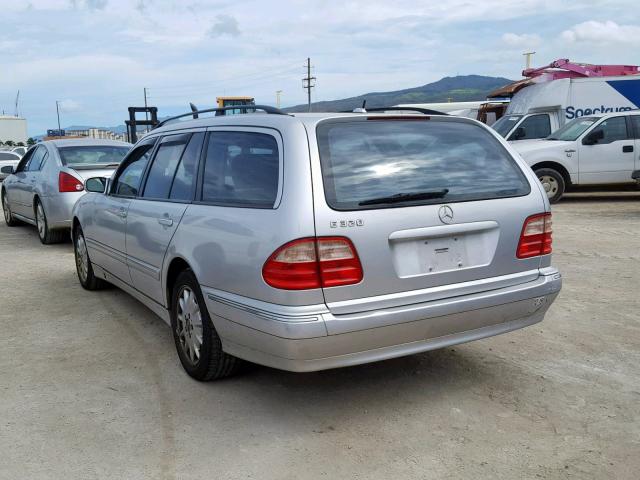 WDBJH65J51B259525 - 2001 MERCEDES-BENZ E 320 SILVER photo 3