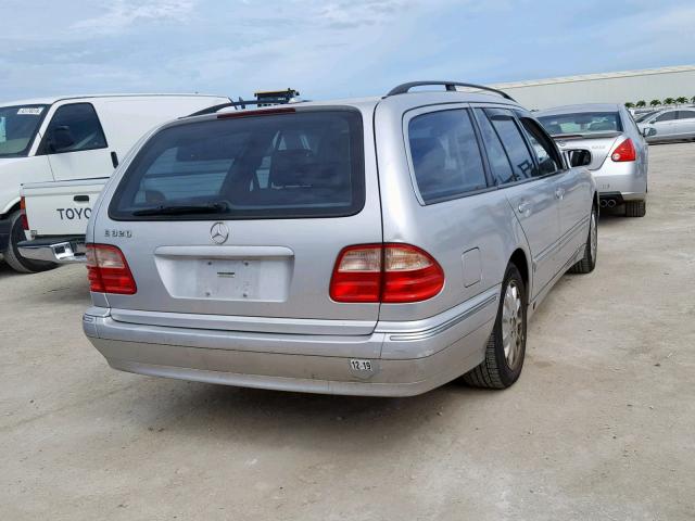 WDBJH65J51B259525 - 2001 MERCEDES-BENZ E 320 SILVER photo 4