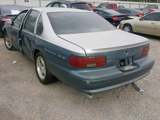 1G1BL52P5SR187525 - 1995 CHEVROLET CAPRICE / SILVER photo 3