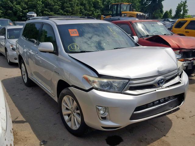 JTEDC3EH7C2010506 - 2012 TOYOTA HIGHLANDER SILVER photo 1