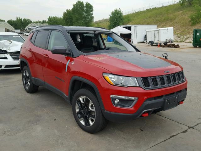 3C4NJDDB8HT657567 - 2017 JEEP COMPASS TR RED photo 1