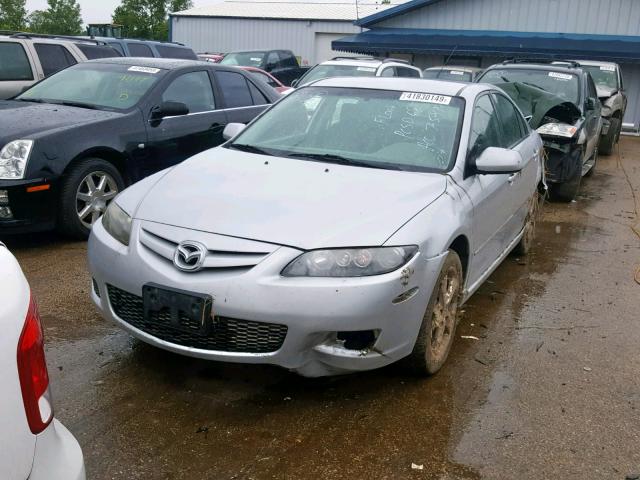 1YVHP84C575M34858 - 2007 MAZDA 6 I SILVER photo 2