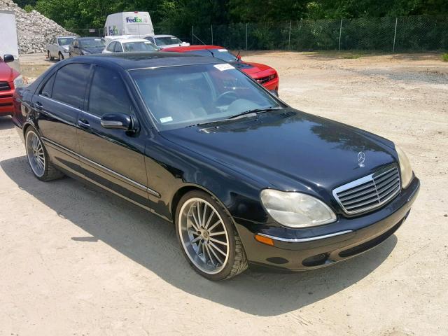 WDBNG75J5YA048125 - 2000 MERCEDES-BENZ S 500 BLACK photo 1