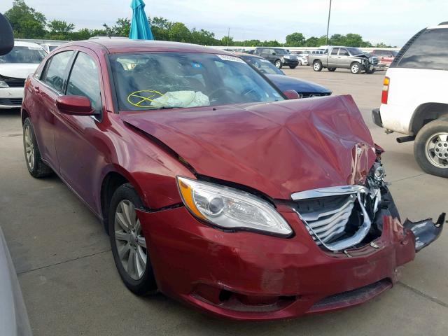 1C3CCBBB2CN278330 - 2012 CHRYSLER 200 TOURIN MAROON photo 1