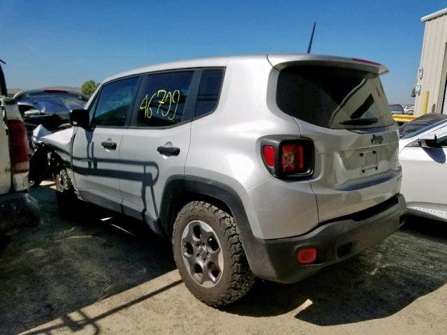ZACCJAAT4FPB22534 - 2015 JEEP RENEGADE S Gümüş foto 3