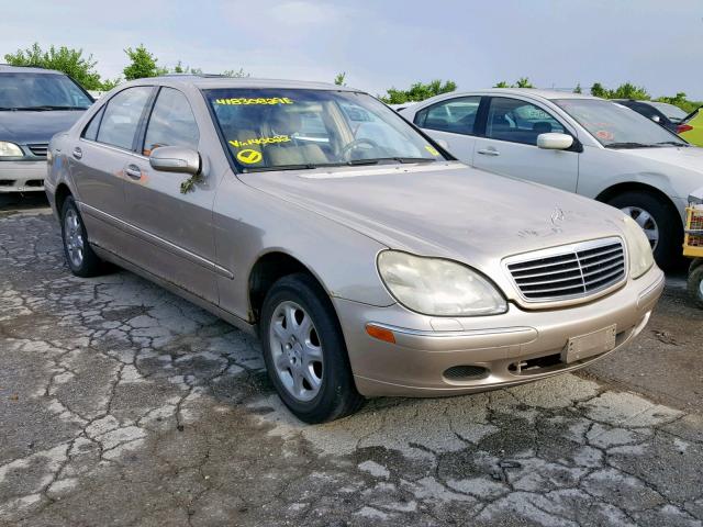 WDBNG70JX1A140022 - 2001 MERCEDES-BENZ S 430 GOLD photo 1