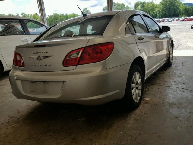 1C3LC46B29N524839 - 2009 CHRYSLER SEBRING LX SILVER photo 4