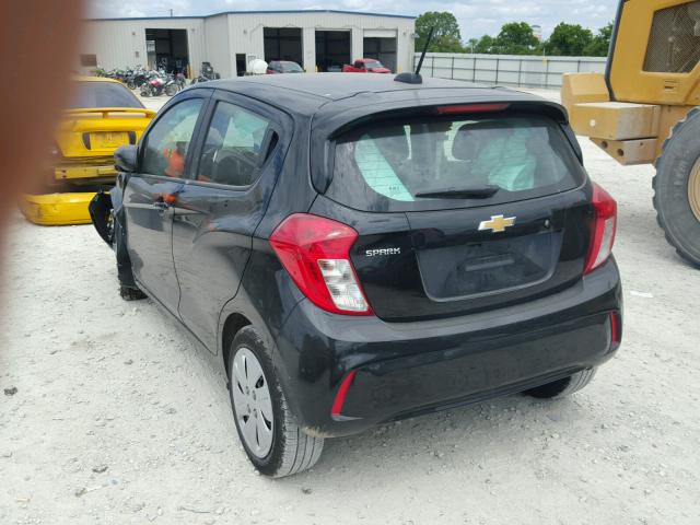 KL8CB6SA4JC450128 - 2018 CHEVROLET SPARK LS BLACK photo 3