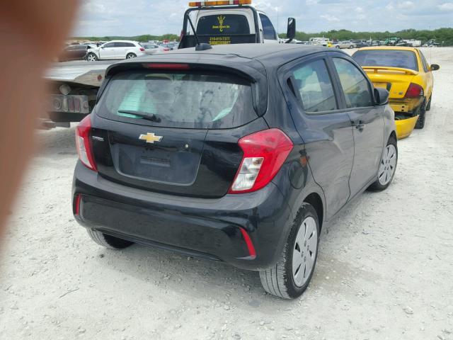 KL8CB6SA4JC450128 - 2018 CHEVROLET SPARK LS BLACK photo 4