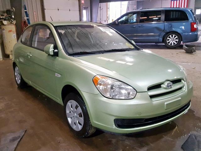 KMHCM36C18U056159 - 2008 HYUNDAI ACCENT GS GREEN photo 1