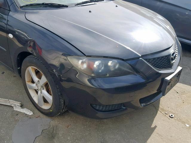 JM1BK12F751294802 - 2005 MAZDA 3 I BLACK photo 9