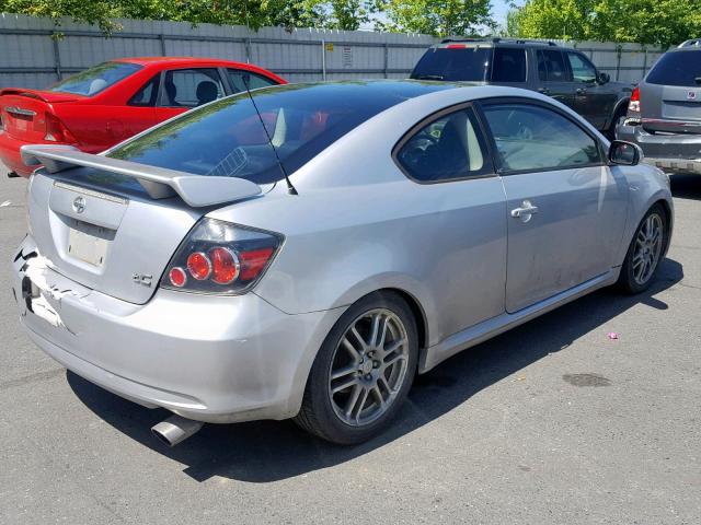 JTKDE177460091657 - 2006 TOYOTA SCION TC SILVER photo 4