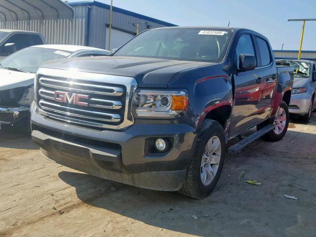 1GTG5CEN8H1300963 - 2017 GMC CANYON SLE GRAY photo 2