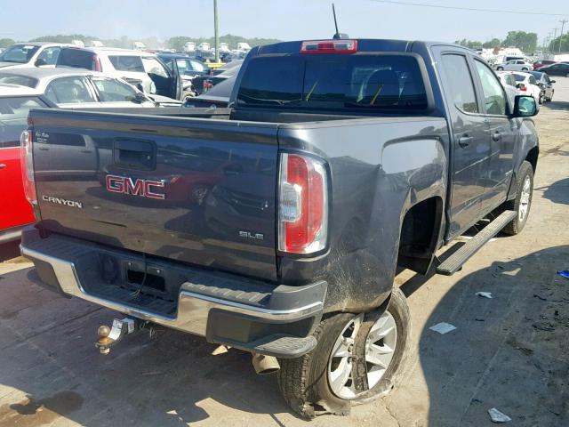 1GTG5CEN8H1300963 - 2017 GMC CANYON SLE GRAY photo 4