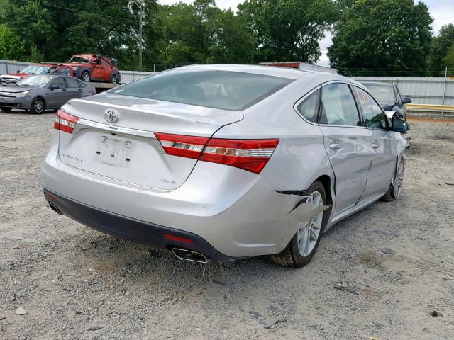 4T1BK1EB6DU015311 - 2013 TOYOTA AVALON BAS SILVER photo 4