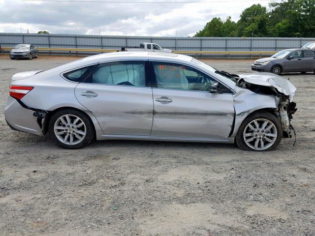 4T1BK1EB6DU015311 - 2013 TOYOTA AVALON BAS SILVER photo 9