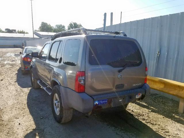 5N1ED28Y14C629640 - 2004 NISSAN XTERRA XE GRAY photo 3