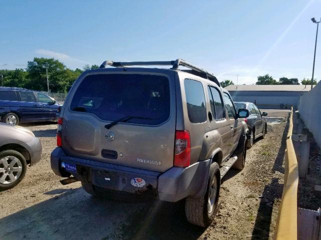 5N1ED28Y14C629640 - 2004 NISSAN XTERRA XE GRAY photo 4