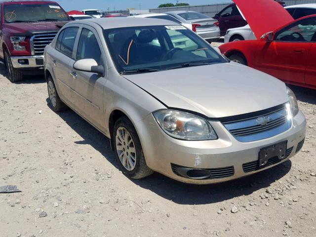 1G1AT58H797218727 - 2009 CHEVROLET COBALT LT BEIGE photo 1