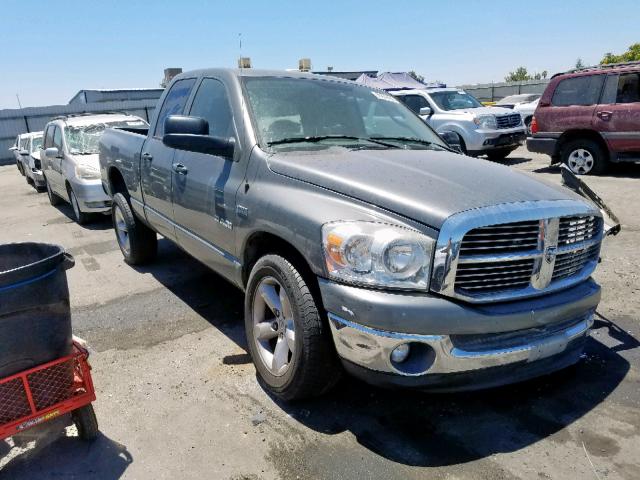 1D7HA18208S594879 - 2008 DODGE RAM 1500 S GRAY photo 1