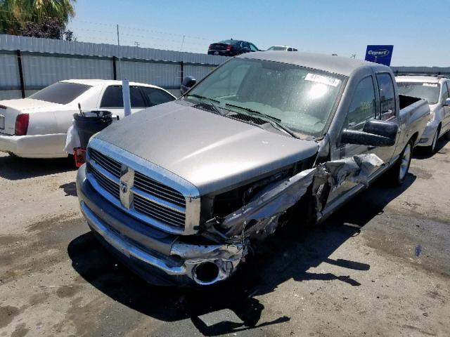 1D7HA18208S594879 - 2008 DODGE RAM 1500 S GRAY photo 2