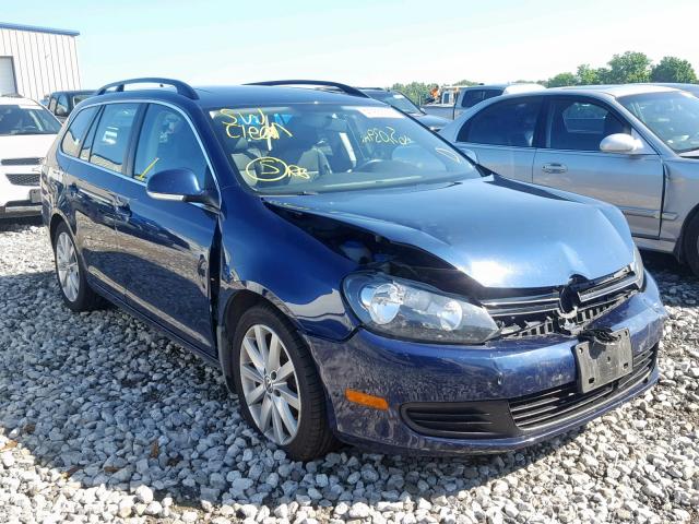 3VWML7AJ8DM620460 - 2013 VOLKSWAGEN JETTA TDI BLUE photo 1