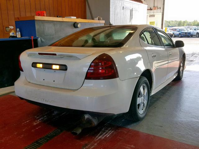 2G2WP552381135409 - 2008 PONTIAC GRAND PRIX WHITE photo 4