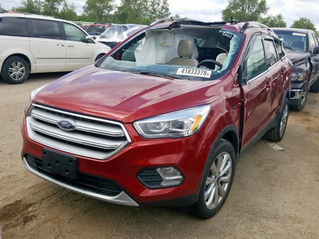 1FMCU9J9XJUB06500 - 2018 FORD ESCAPE TIT RED photo 2